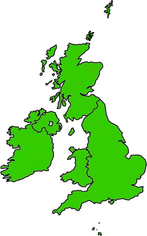 Map - The British Isles. Diagram | Quizlet