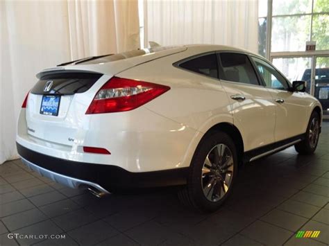 2013 White Diamond Pearl Honda Crosstour EX V-6 #81454998 Photo #3 ...