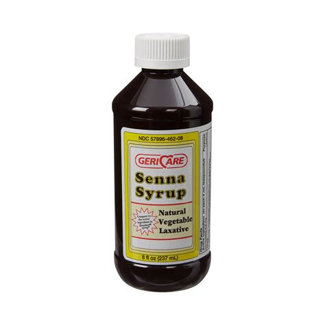 Gericare Senna Laxative Syrup, 8 Fl. Oz. - Walmart.com - Walmart.com