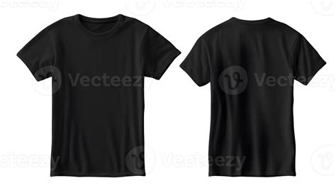 black tshirt mockup on transparent background 23334405 PNG