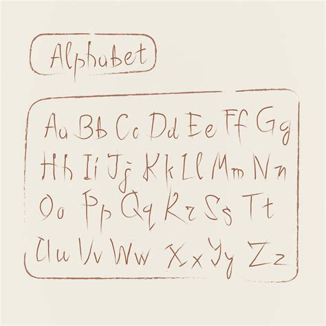 Premium Vector | Sketch Alphabet Letters Collection Text Font Set