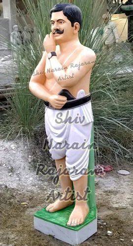 White Marble Chandrashekhar Azad Statue, For Decoration at Rs 165000 in Jaipur