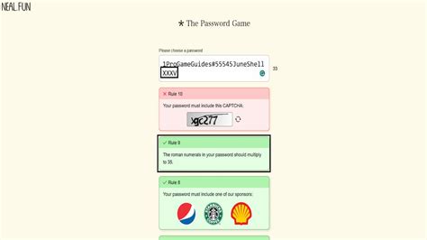 Password Game Rule 9 - Roman Numerals That Multiply to 35 - Pro Game Guides