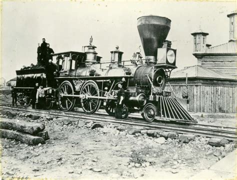 Old Civil War Era Photo of one of the engines used on the United States military railroad taken ...