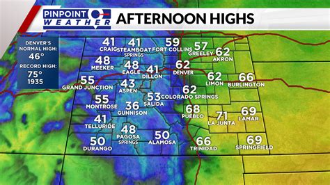 Colorado Weather Map