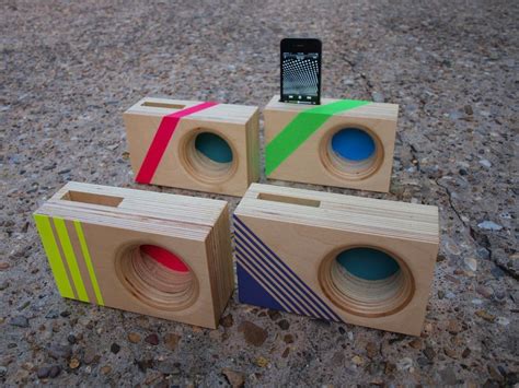 sweeeeeet. Design Your Own DOCK Box - Acoustic iPhone Amplifier. $45.00, via Etsy. | Speaker ...