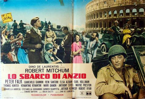 "LO SBARCO DI ANZIO" MOVIE POSTER - "THE BATTLE FOR ANZIO!" MOVIE POSTER