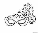 Carnaval Masque Coloriage Colorier Colorare Mandala Carnevale Mask  sketch template