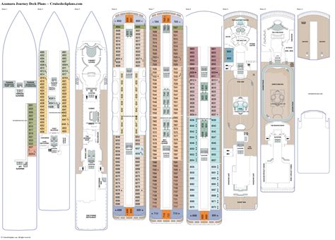 Azamara Journey Deck 8 Deck Plan Tour