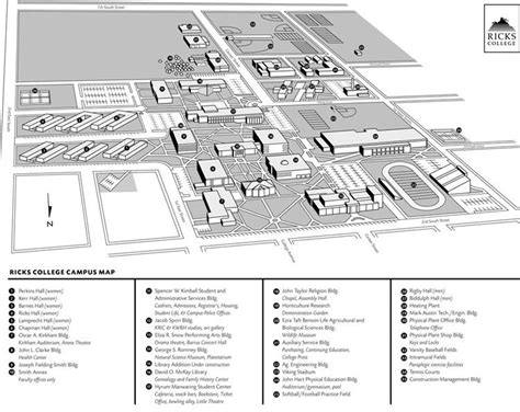 Byu I Campus Map - Map Of Stoney Lake