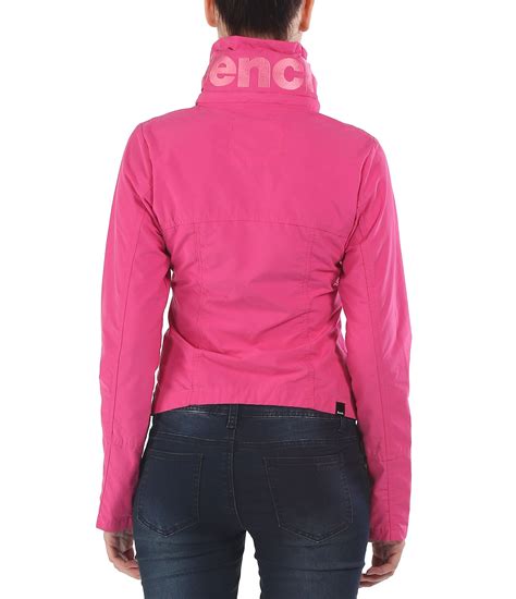 Bench Bbq C Light Hooded Jacket in Pink | Lyst