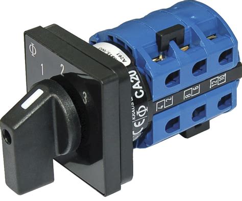 AC Rotary Switch - OFF + 3 Positions 120V AC 30A - Blue Sea Systems