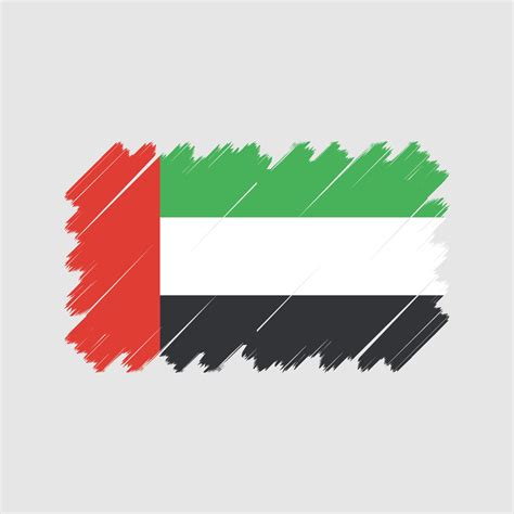 United Arab Emirates Flag Vector. National Flag 10775318 Vector Art at ...