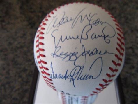 Baseball Signed by Members of 500 Home Run Club - Big Time Bats