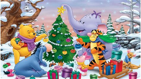 Christmas Winnie The Pooh Wallpapers - Wallpaper Cave