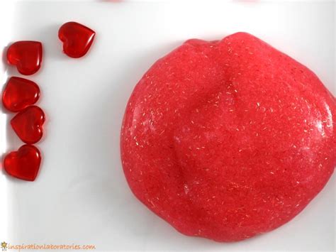 2 Ingredient Glitter Slime for Valentine's Day | Inspiration Laboratories