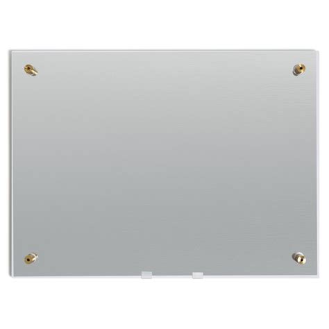 UBrands U Brands 17"x23" Magnetic Glass Dry Erase Board with Gold Hardware | Shipt