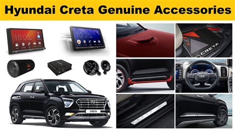 hyundai creta 10 best genuine accessories with price and details - YouTube