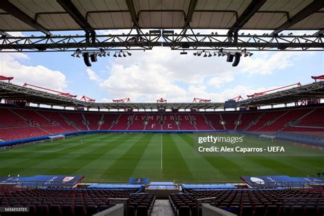 A general view of the stadium ahead of the UEFA Super Cup Final 2023 ...