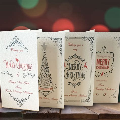 Deluxe Personalised Christmas Cards – Occasions by Rebecca Ltd