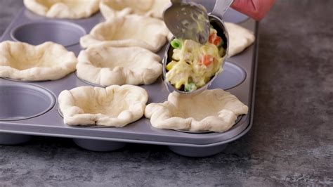 Grands! Mini Chicken Pot Pies | Pillsbury Recipe - YouTube