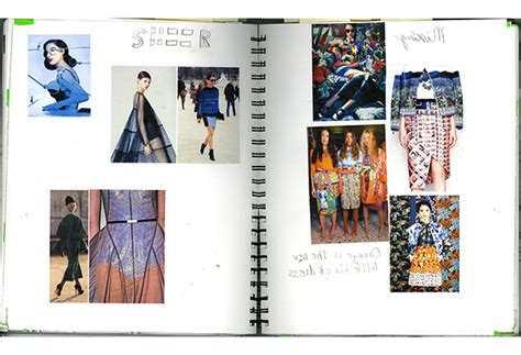 Fashion Design Process Book on SCAD Portfolios