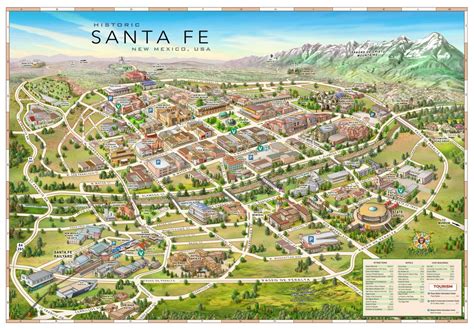 TOURISM Santa Fe Maps