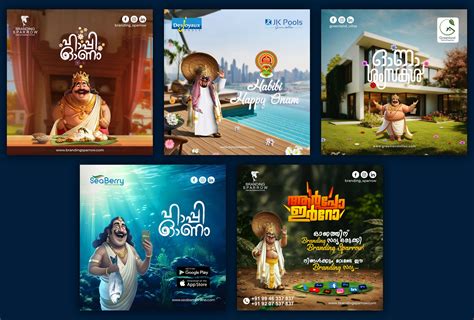 Onam Posters Collection 2023 on Behance