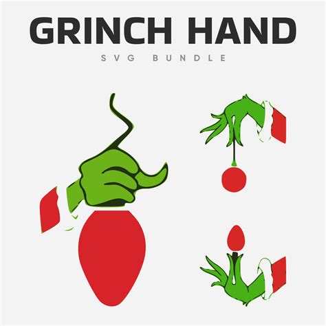 Grinch Hand SVG Bundle | Master Bundles