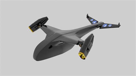 ArtStation - Scifi VTOL Aircraft | Game Assets