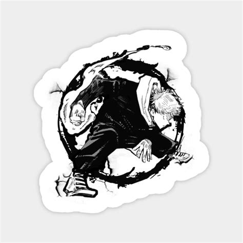 Jujutsu Kaisen - Itadori Yuji Curse Energy - Anime - Magnet | TeePublic