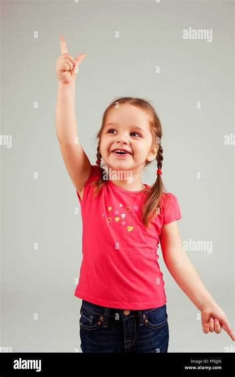Human finger pointing up hi-res stock photography and images - Alamy