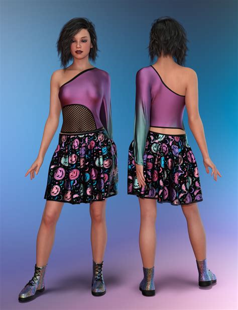 Poki for dForce Penney Outfit for Genesis 9 | Daz 3D