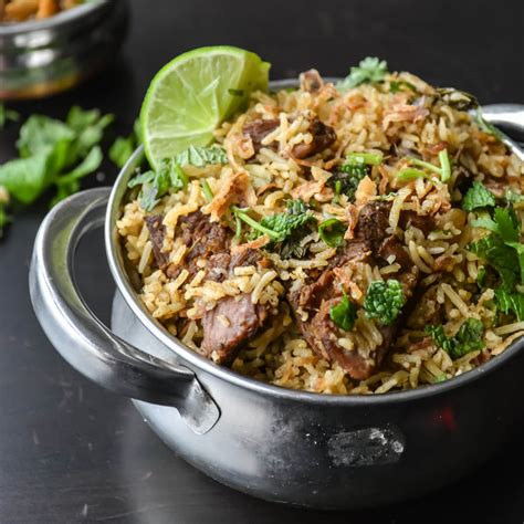 Hyderabadi Lamb Biryani - Relish The Bite