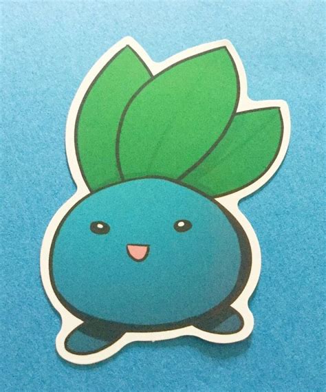 Grass Poison Pokemon Go Oddish Skateboard Laptop Bumper Decal Sticker # ...