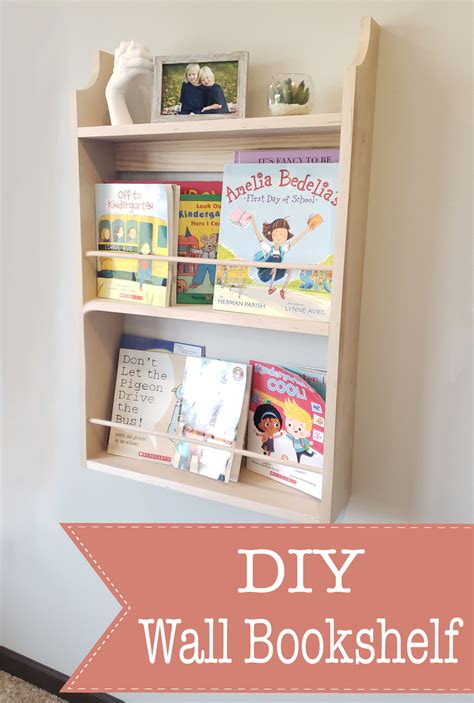 DIY Wall Bookshelf - Pretty Handy Girl