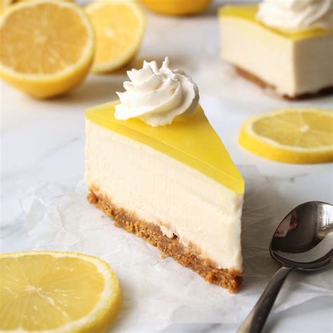 Vegan No-Bake Lemon Cheesecake - Project Vegan Baking