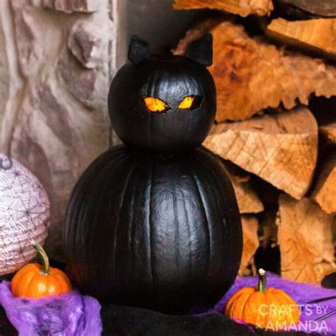 Black Cat Pumpkins | Fun Family Crafts