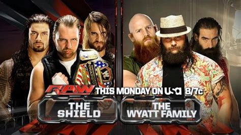 FULL MATCH - The Shield vs The Wyatt Family - RAW 05/05/14 - TokyVideo