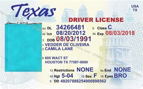 Texas Drivers License Template - Beepmunk - Free Printable Fake Drivers License - Free Printable