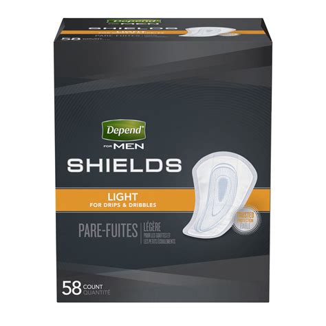 Depend Incontinence Shields for Men, Light Absorbency, (Packaging May Vary) - Walmart.com