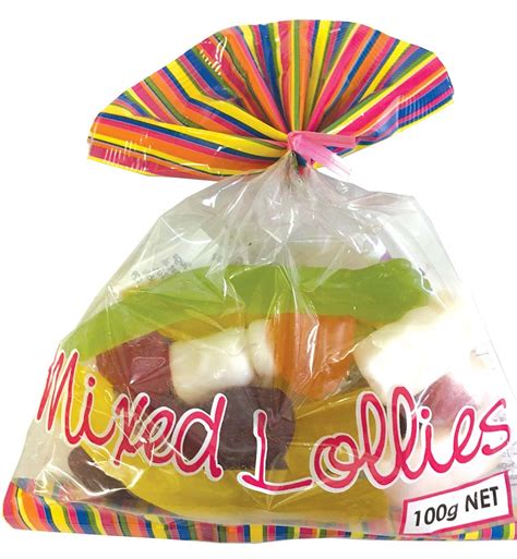 Mixed Lollies Mini Bags carton of 20 x 100g