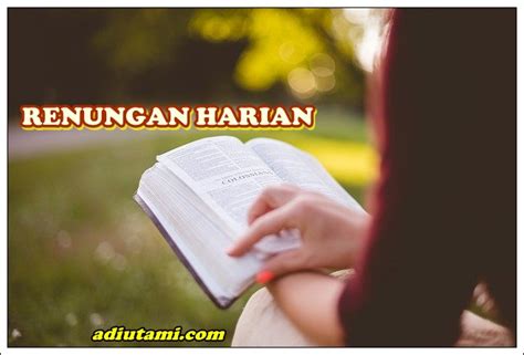 RENUNGAN HARIAN (MINGGU, 23 FEBRUARI 2020) - I.H.S