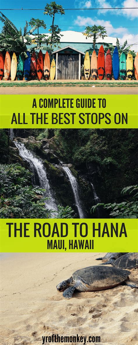 A Detailed Guide to Road to Hana Stops Mile Markers | Maui travel, Travel usa, Usa travel guide