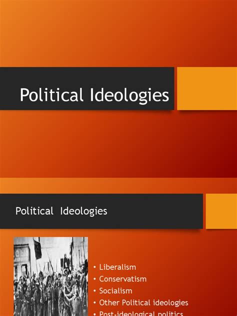 Political Ideologies Ppt. | Liberalism | Conservatism