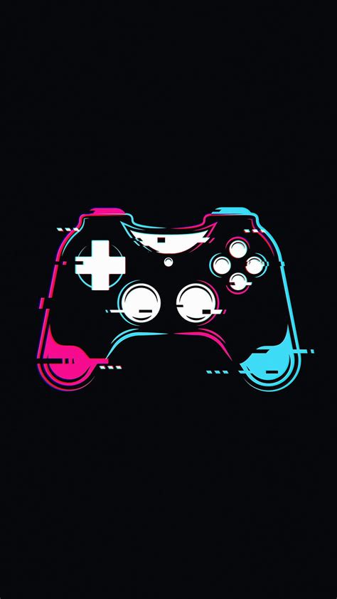 Glitch, controller, play, HD phone wallpaper | Peakpx