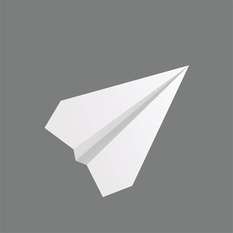 Vector paper plane on white background 29240821 Vector Art at Vecteezy