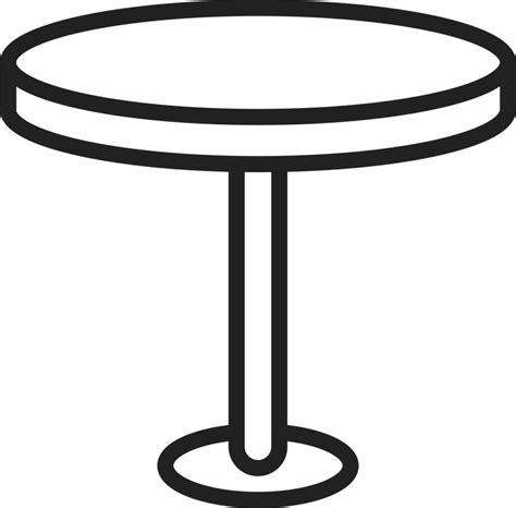 Table icon vector image. 23934091 Vector Art at Vecteezy