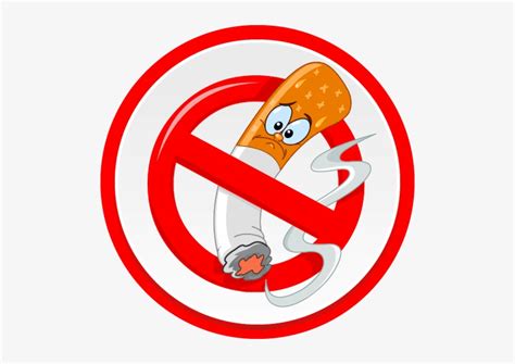 Quit Smoking - Cartoon No Smoking Sign PNG Image | Transparent PNG Free ...