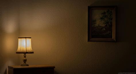 Table Lamp on Nightstand · Free Stock Photo